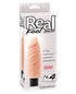 NO ETA Real Feel No. 4  Long 6" Vibe Waterproof - Mutli-speed Flesh